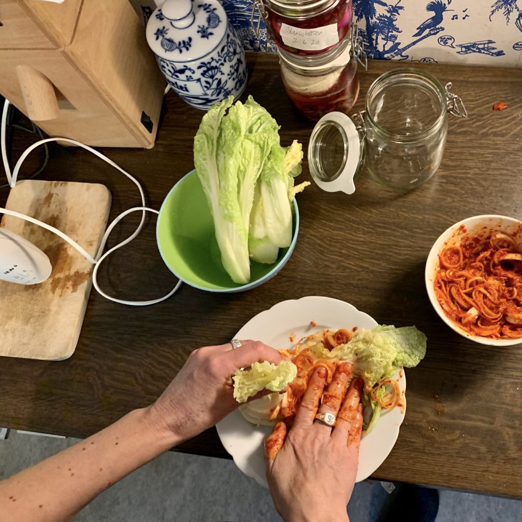 Katsu macht Kimchi