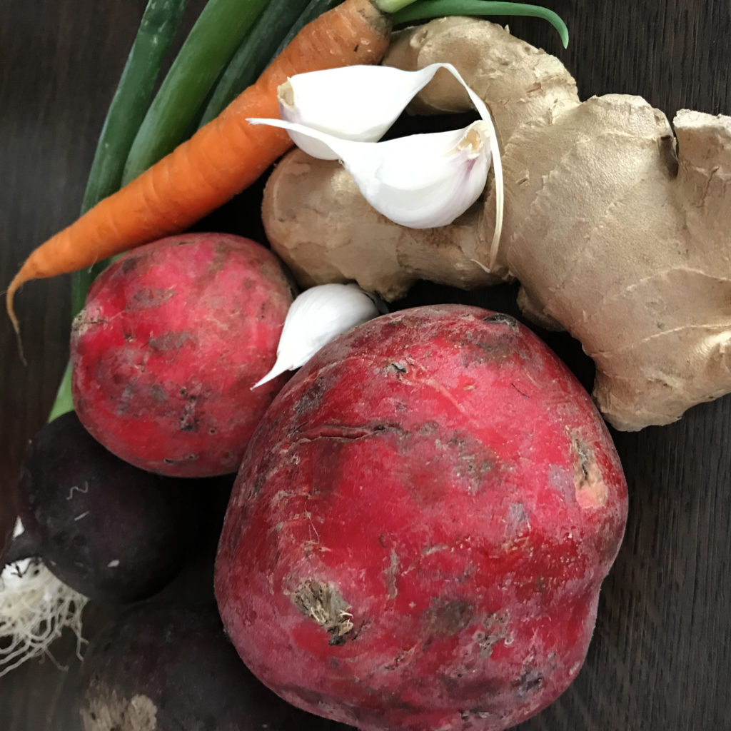 Fermented candy cane beet Kkakdugi Kimchi → Fermentation Love