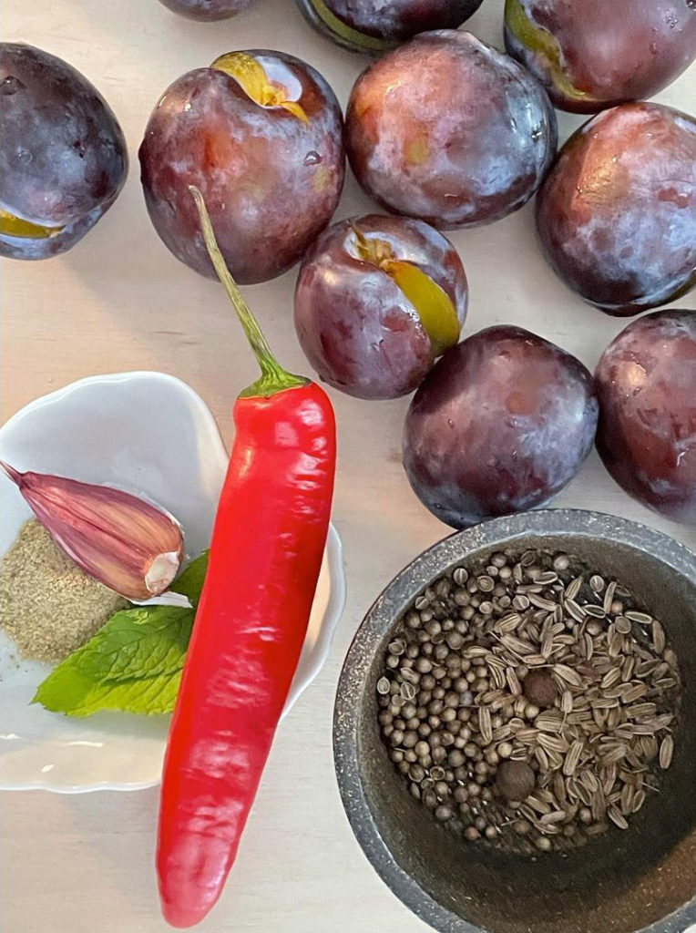 Fermented plums Tkemali