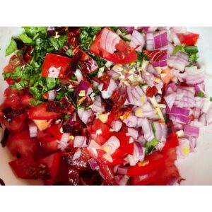 Tomatensalsa fermentiert