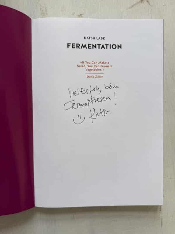 Katsu Lask FERMENTATION mit Signatur