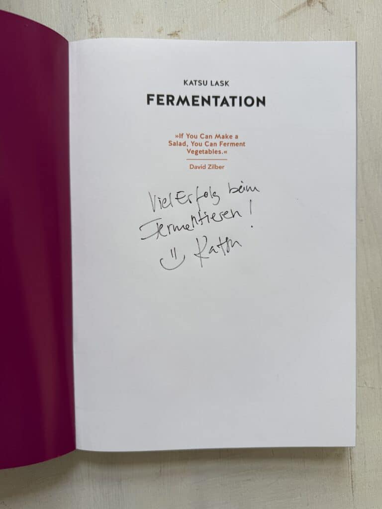 Katsu Lask FERMENTATION mit Signatur