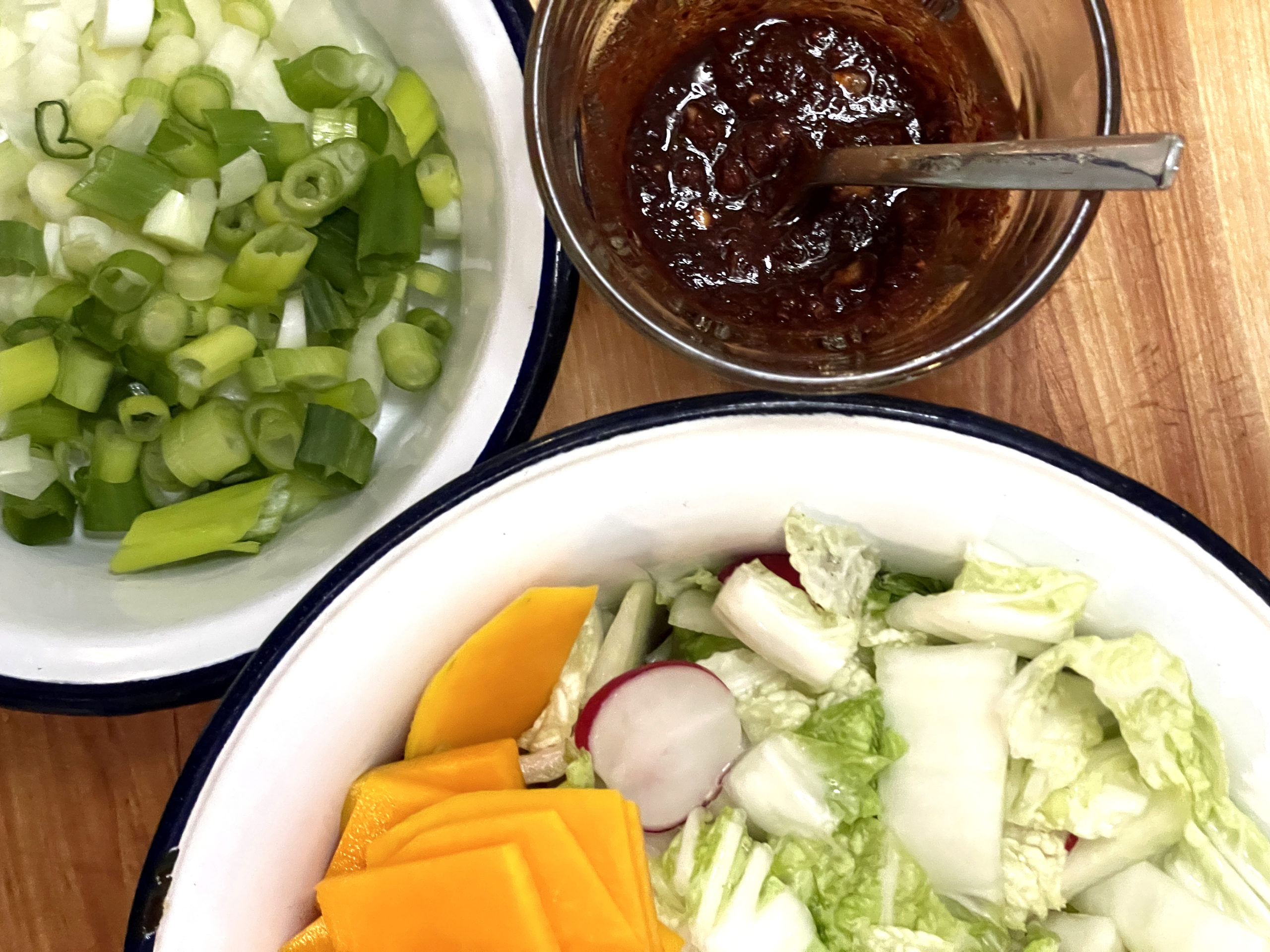 Fermentierter Kürbis Hobak Kimchi