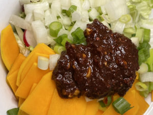 Fermentierter Kürbis Hobak Kimchi