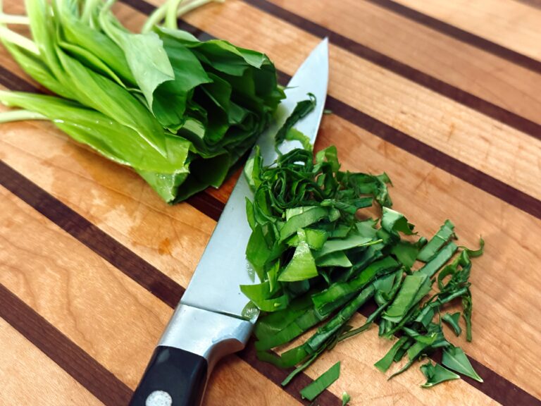 Bärlauch Chiffonade